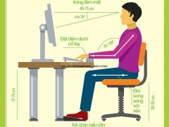 Làm thế nào để ngồi đúng tư thế cho dân văn phòng